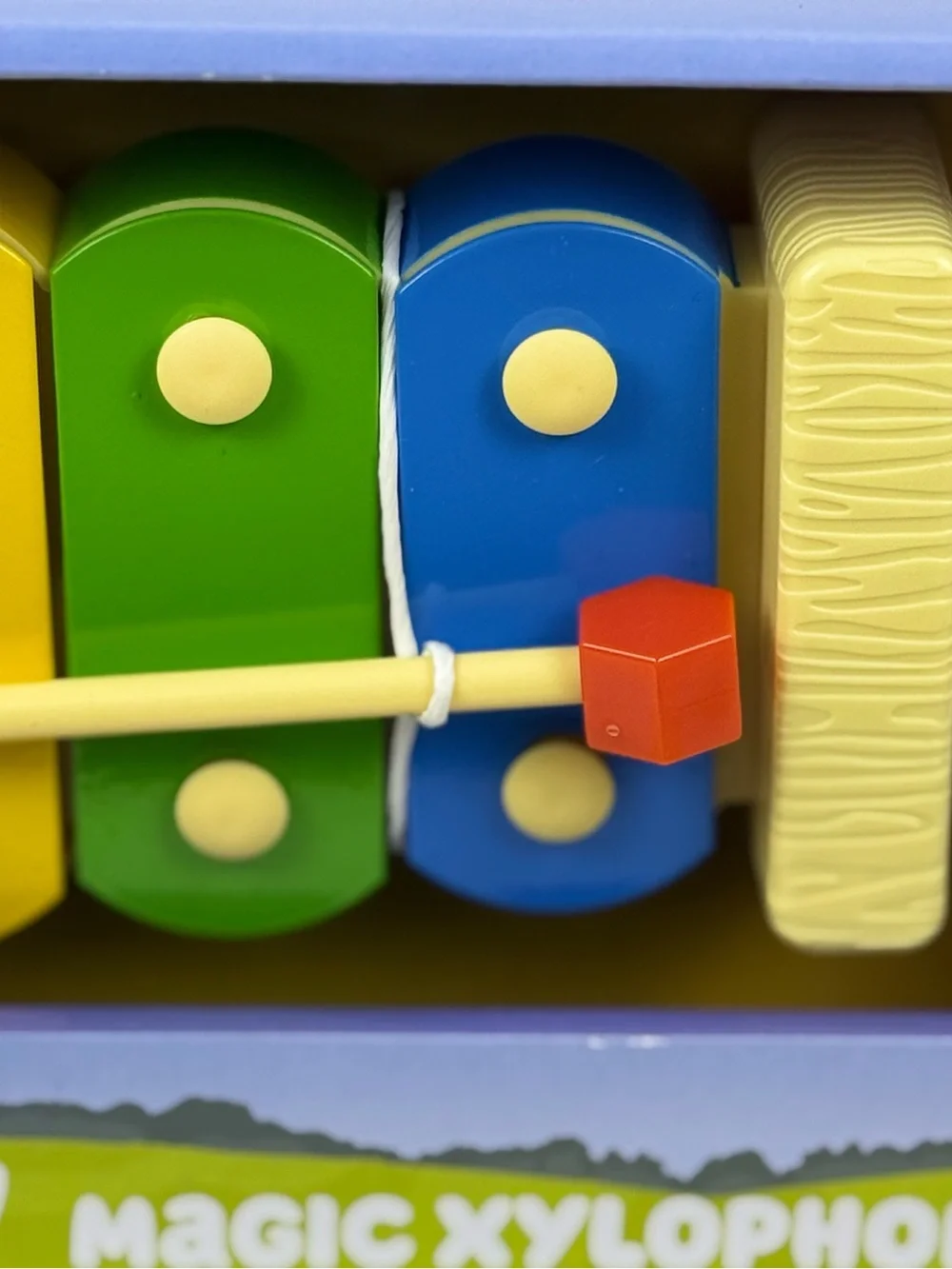 Bluey Magic Xylophone Wooden Toy 4 Keys 1 Mallet Kidz Toyz BBC Studios NIB
